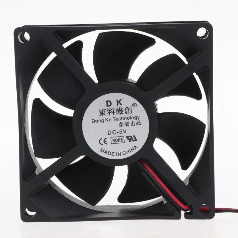 

L4MD Sleeve Bearing Cooling Fan 80x80x25mm 2 Pin Chassis Radiator for Desktop for Cas