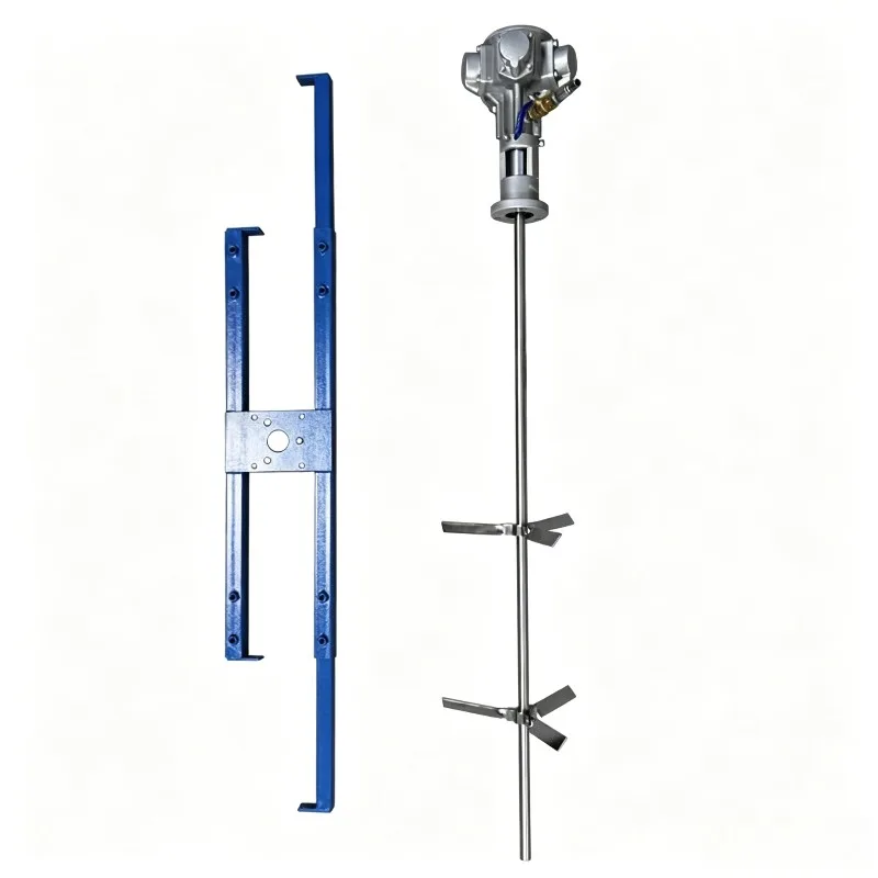 Pneumatic Explosion Proof Automatic Lifting Mixer Three Cylinder IBC Tank Agitator for Paint Glue Coating Ink IndustrialStirring view 3