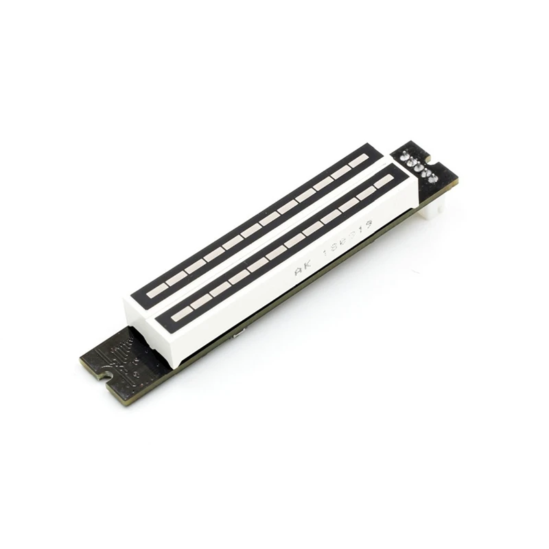 Indicador de Audio Dual de 12 niveles, luz LED, medidor de VU, placa amplificadora estéreo, placa de velocidad de luz ajustable con modo AGC DIY