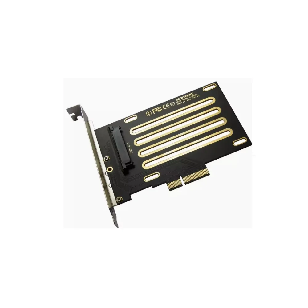 Adaptor SSD UK. 2 ke PCI-E 3.0x4 Lane Kit SFF-8639 X16 GEN3 mendukung U.2 NVME