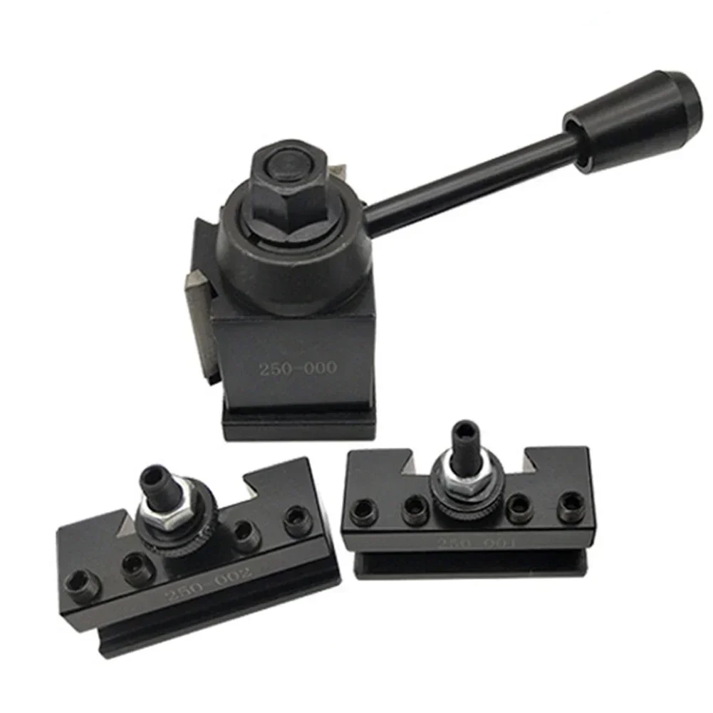 Effective Quick Change Tool Post Holder Set For Lathe Compatible With Cuniform Type 250 000 Fits 250 001 Tools