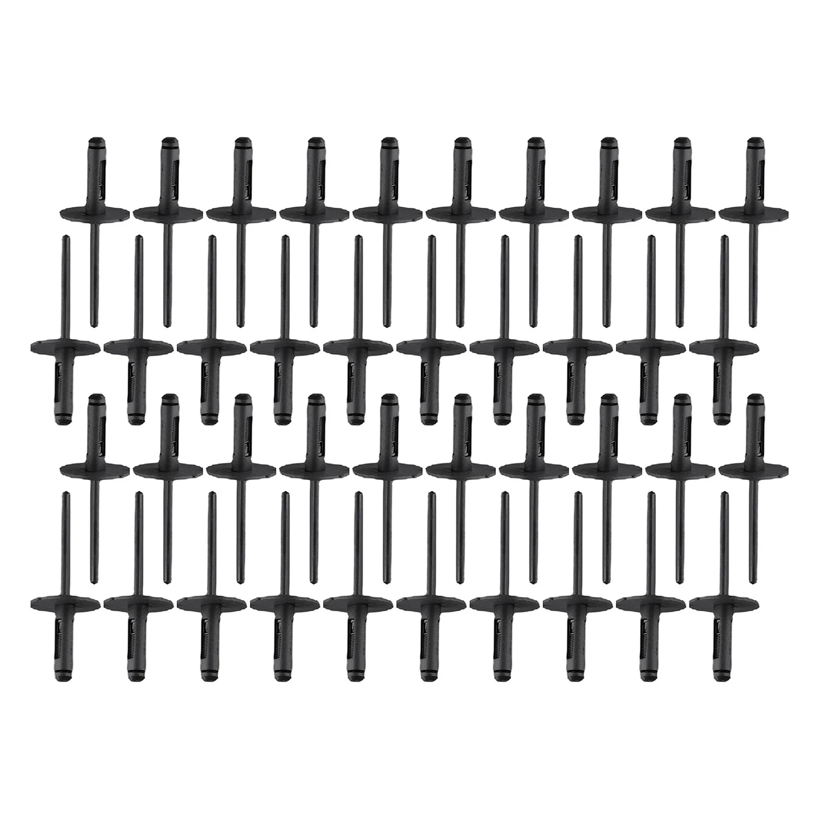 40x Car Rivets Push pin 51777171004 Tool Assortment Wheel Auto Black Bumper Clip Fastener Fender Liner Moulding