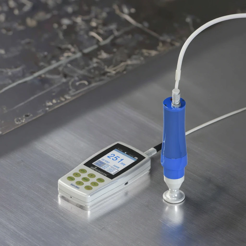 Testeur de dureté ultrasonique Portable de haute qualité, avec cylindre de Gravure Vickers, testeur de dureté, 2024