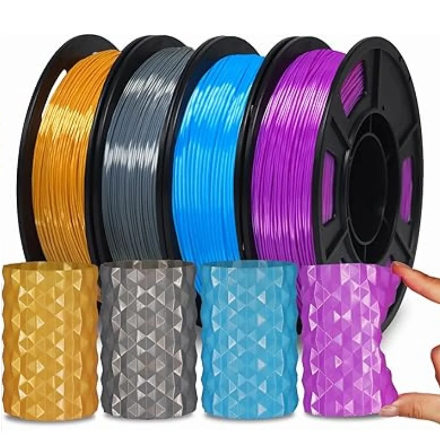 95A TPU Flexible Filament 1.75mm 1kg 500g 250g 3D Printer Material Clear Filament Rainbow Color Change TPU Glow in The Dark Blue