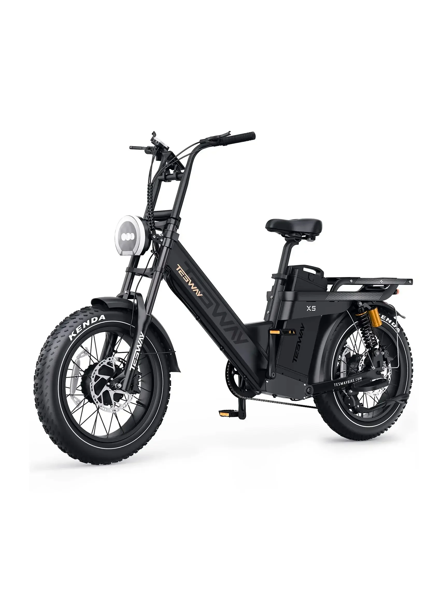 AliExpress TESWAY X5 AWD Adult Electric Bicycle,1000W*2 city Electric bike, 52V 60AH  E-bike, 20-Fat Tire E-Mountain bike