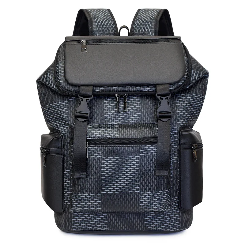 Lightweight Backpack for Women, Pu Water-Repellent, Large-Capacity Computer Bag, Men's Commuter Backpack, Casual Travel Bag, Can Be Used as a Shoulder Bag, Handbag, Three-In-One, Multi-Compartment