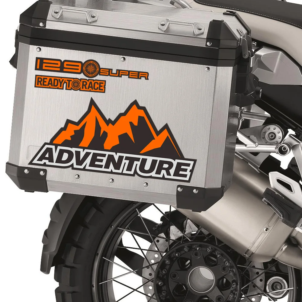 Stickers For  1290Super 1290 Super ADV Adventure Duke Aluminum Decal Travelled Box Panniers Luggage Side Tail Top Cases