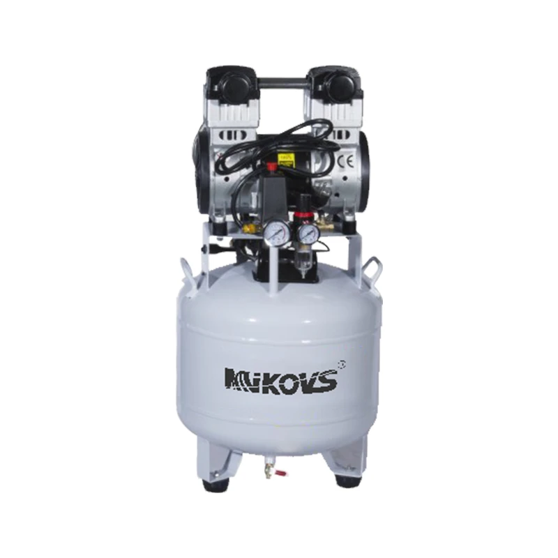 2026 Hot Medical Grade Oil Free Silent Dental Portable Piston Air Compressor MIKOVS