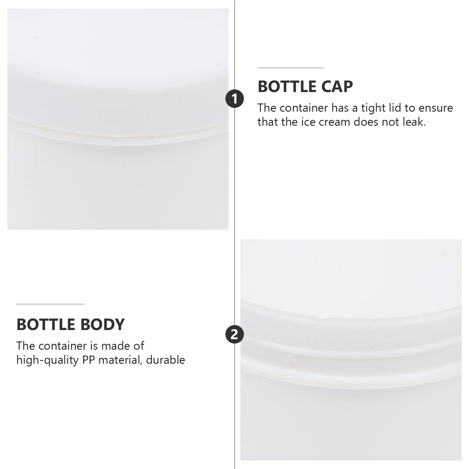 

1Set 100g Ice Cream Dessert Cups Yogurt Freezer Containers Space Saving Ice Cream Container Freezer Containers