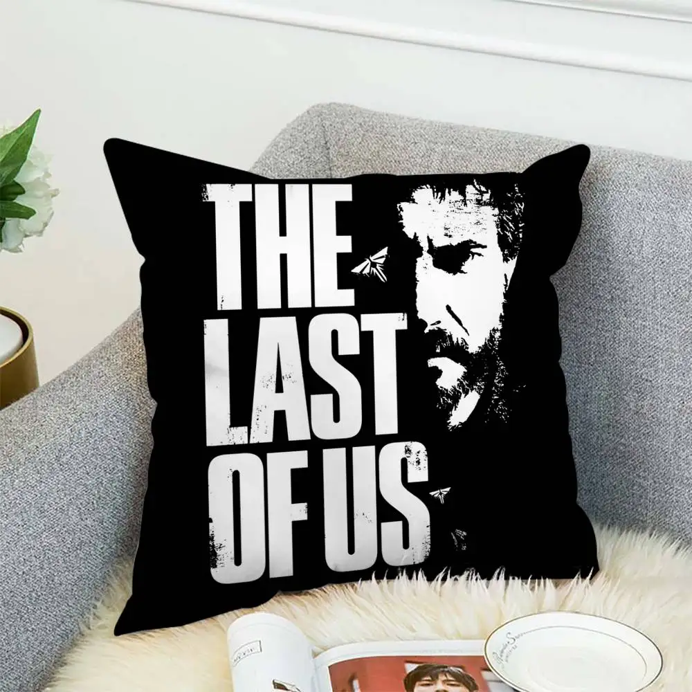 

The L-Last Of Us Pillow Case Double-Sided Printing Cushion Cover 45x45 Decorative Cushions Sofa Home Decor Soft Pillowcase