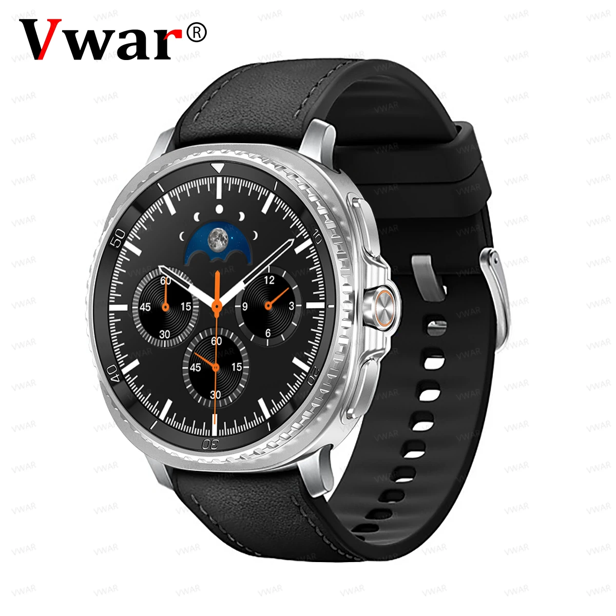 Smartwatch 8 Classic 47mm Ekran AMOLED 1.43 cala IP68 Wodoodporny Smartwatch Sportowy Monitor Tętna SpO2 Prawdziwy Czujnik Zdrowia