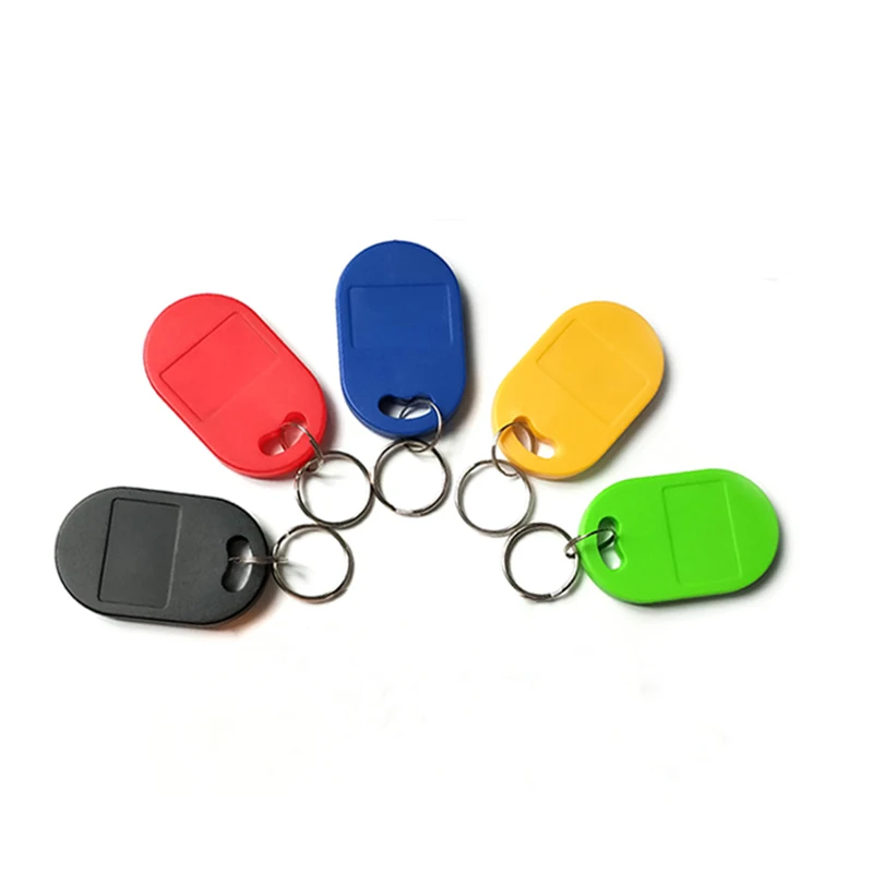 10PCS RFID Smart Dual Frequency Chip Key Tag 125Khz T5577 Rewritable Badge 13.56Mhz CUID Writable S50 Clone Copy Token Keychain