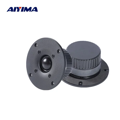 AIYIMA 2 uds 4 pulgadas cúpula película de seda Tweeter 6ohm 20W HIFI DIY altavoz de estantería Anti-magnético Hifi sonido en casa música teatro