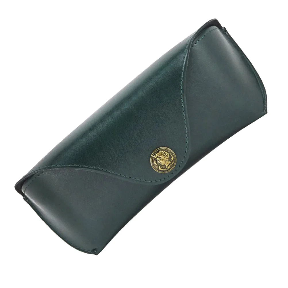 

Glasses Sunglasses Box Retro H made PU Packet Green Wear Resistant Durable Lightweight Easy Storage Carry Protect Scratches