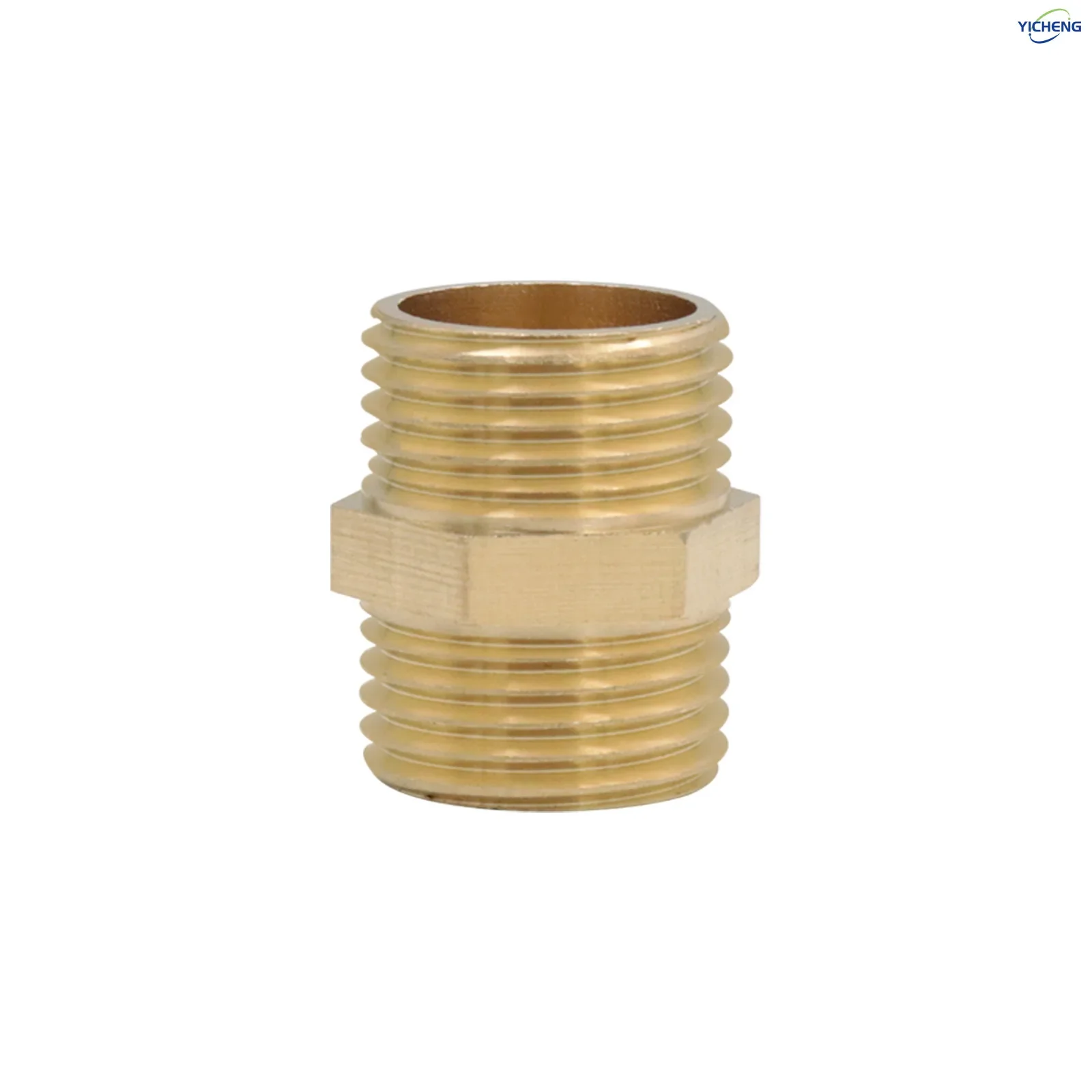 PNEUMATIC1/8 "1/4" 3/8 "1/2" حلمة سداسية للأنابيب الذكور، تركيب الأنابيب النحاسية (5 قطع)