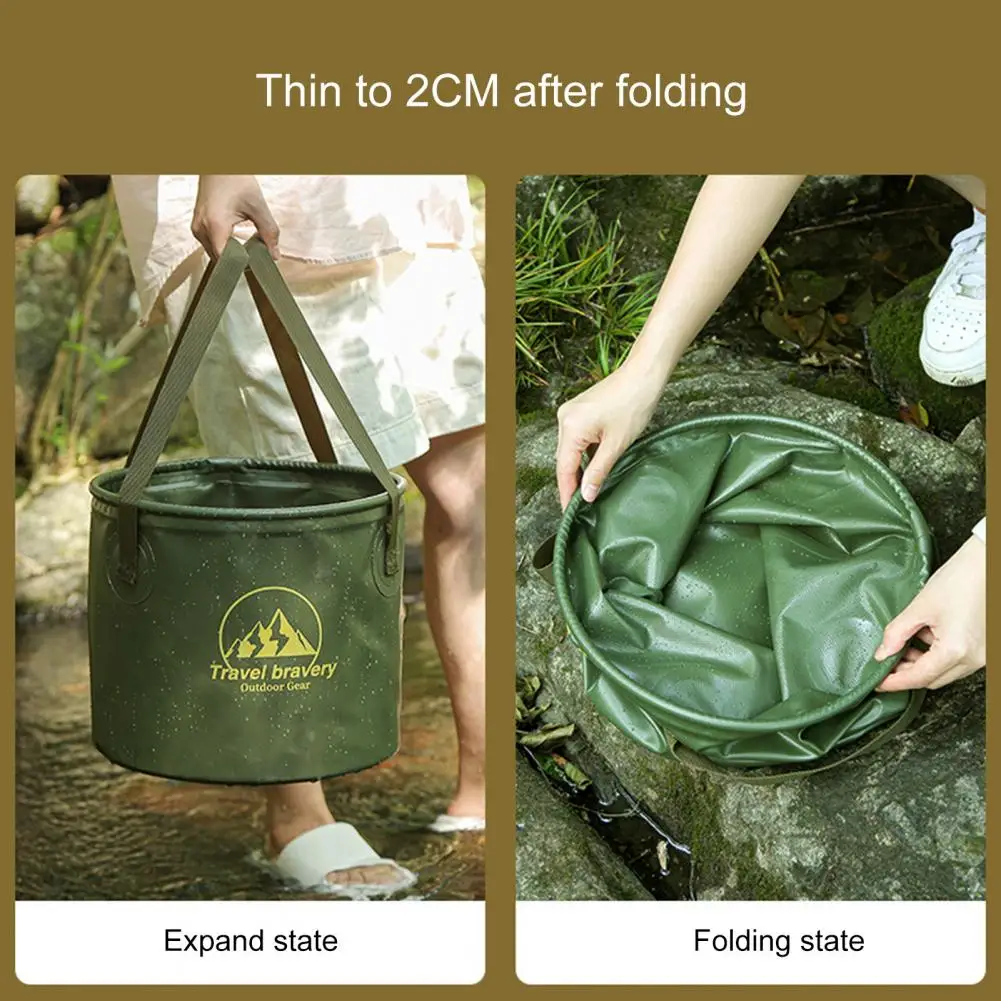 

Outdoor Collapsible Barrel Excellent Leakproof Huge Loading Fishing Bucket Camping Barrel Camping Supplies