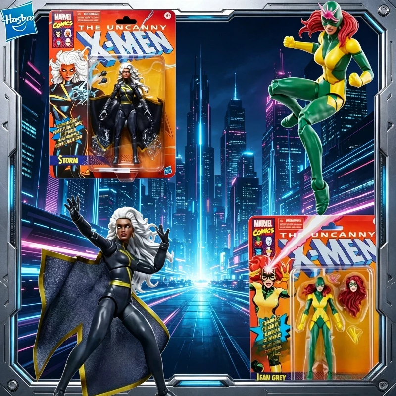 

В НАЛИЧИИ: Коллекционная фигурка Hasbro Marvel Legends X-Men Storm & Jean Grey G0599, масштаб 1/12, модель игрушки