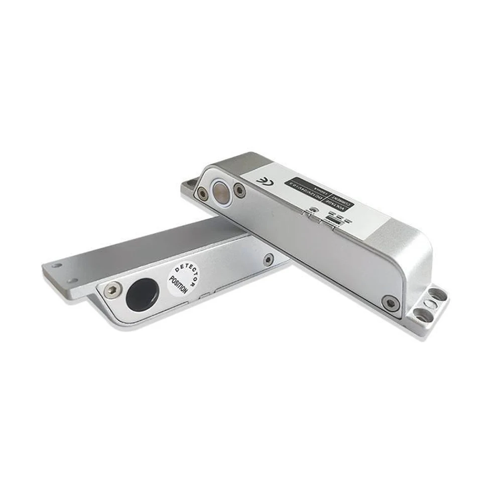 5YOA Electric Drop Bolt Lock DC12V NC Type Electronic Mortise Locks With Adjustable Time Delay Fail Safe Mode for Access Control