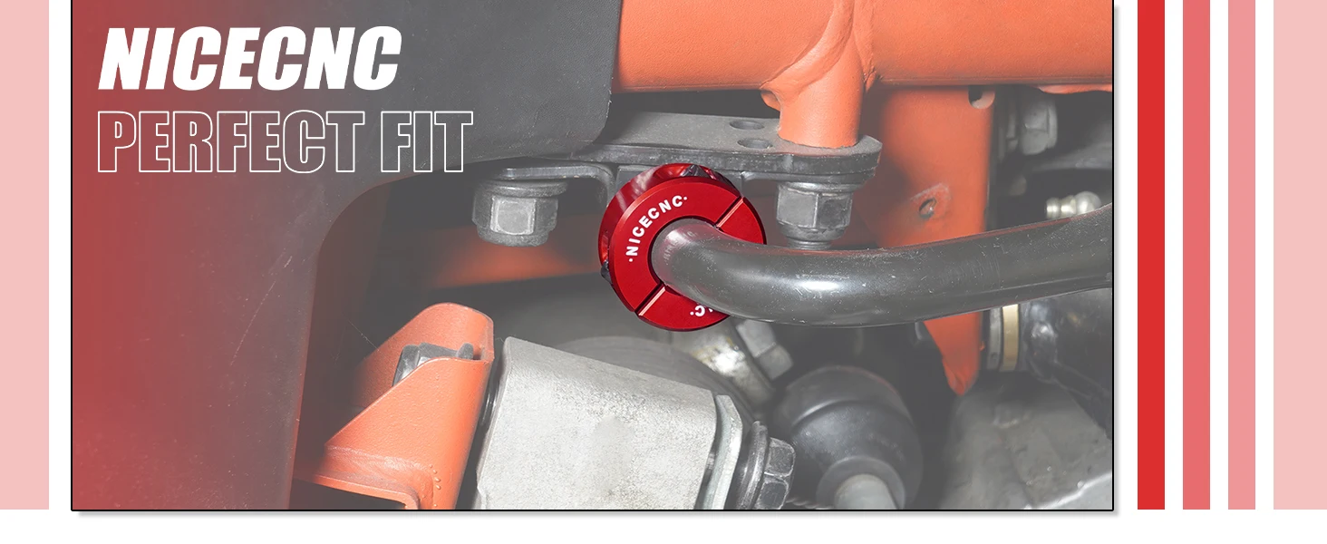 NICECNC Klemmringe für die vordere Stabilisatorstange für Can Am Maverick X3 R 4x4 DPS Turbo 2017-2021. Befestigt den Klemmring. UTV-Zubehör. – Detail 14