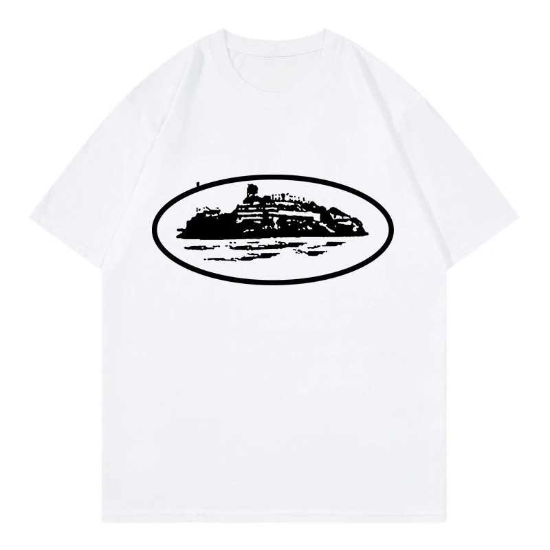 2026 Promotional Summer new men's casual printed street T-shirt retro soft loose holiday sports short sleeved Breathable T-shirt