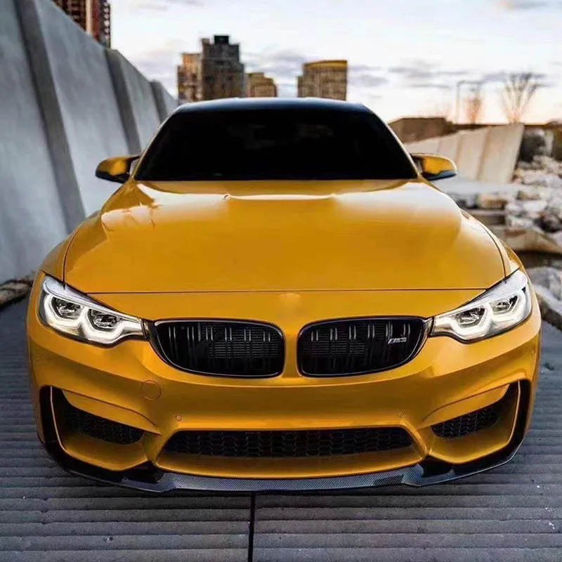 

Fengxuan For BMW M4 F82 CS (2014-2020) Carbon Fiber Front Lip Spoiler Diffuser Chin