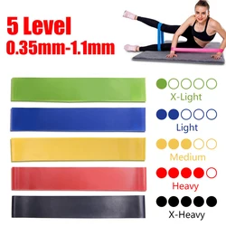 Yoga Resistance Bands Exercise Workout  Stretch Bands Women Men Emulsion Pull Rope for Booty Legs Pilates Gym Equipment for Home