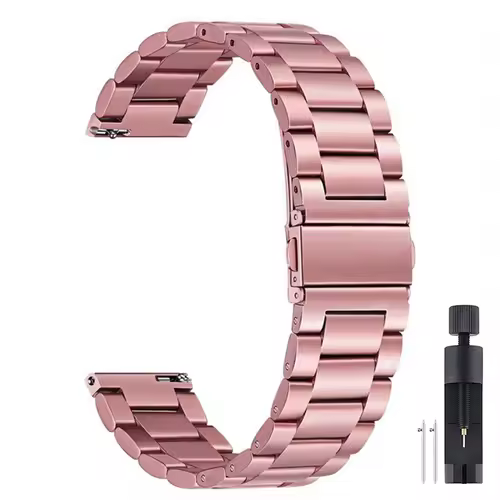 18mm 22mm 20mm Watch Band For Samsung Galaxy Watch 7/6/5/4/3 S3 Active2 Huawei Watch GT 6 Pro GT5 GT4 GT3 2 Stainless Steel Band - Image 19