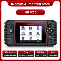 iCarsoft MB V2.0 OBD2 Diagnostics Tool FOR BENZ SPRINTER SMART DPF ABS EPB Injectors Coding Oil Reset Kit Free Upgrade Online