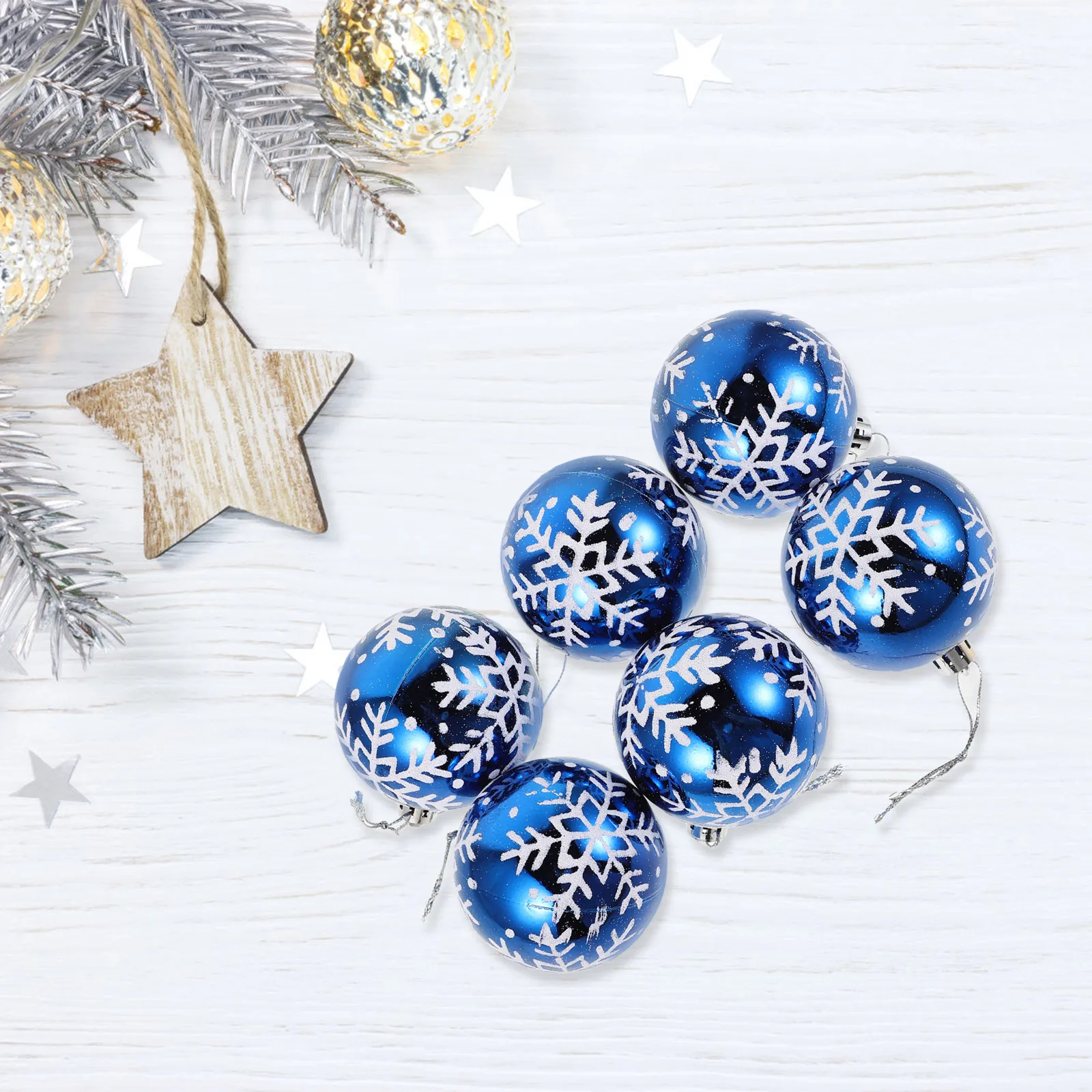 

6pcs Hanging Pendants Decorative naments for Tree Party Home Hanging Pendants Hotel Office Christmas Tree naments Gifts