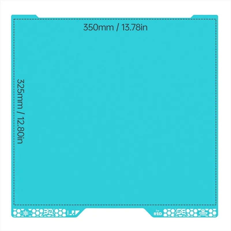 3D Printer H2C Accessories PEI Board A2L Low Temperature Printing Board Cold Beating Board Is Suitable for Tuozhu H2D