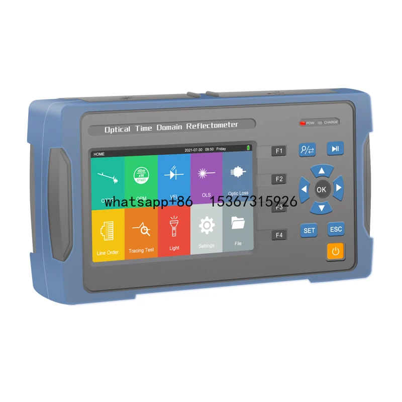 

Hot Sale FTTH Solutions One-Click Test Automatic Optical Loss Tester Mini Smart OTDR Bulit-in OLS OPM VFL