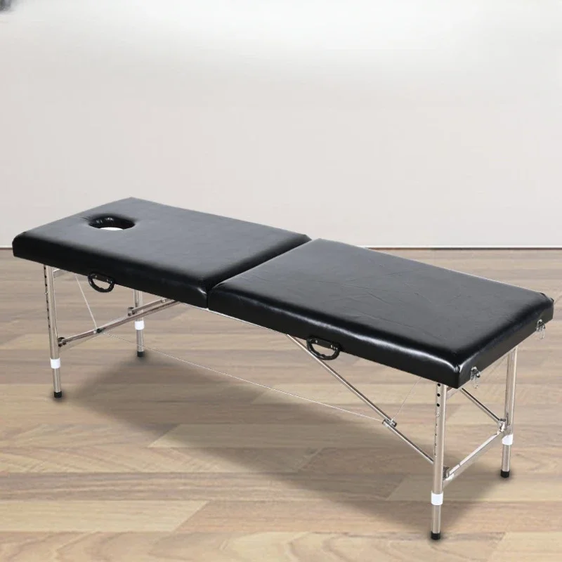 

Speciality Folding Massage Bed Beauty Tattoo Spa Portable Bathroom Massage Bed Metal Comfort Lit Pliant Salon Furniture BL50MB