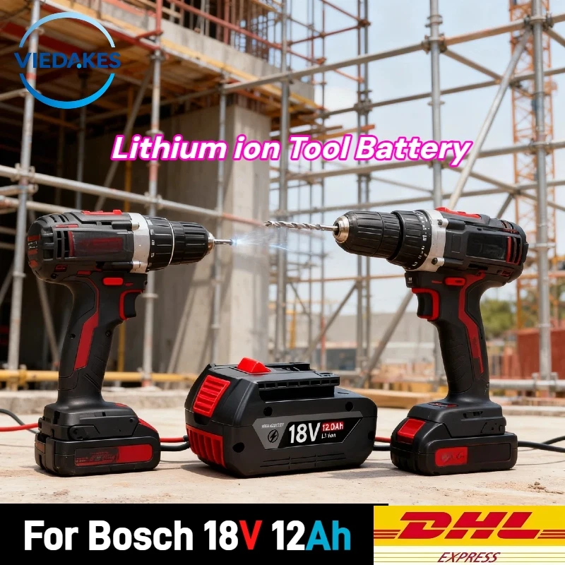 

Replacement Battery 18V 8000mAhfor Bosch 18V Professional Systeem Tools18650Li Bat618 Gba18v80 18650 Cell high capacity✅