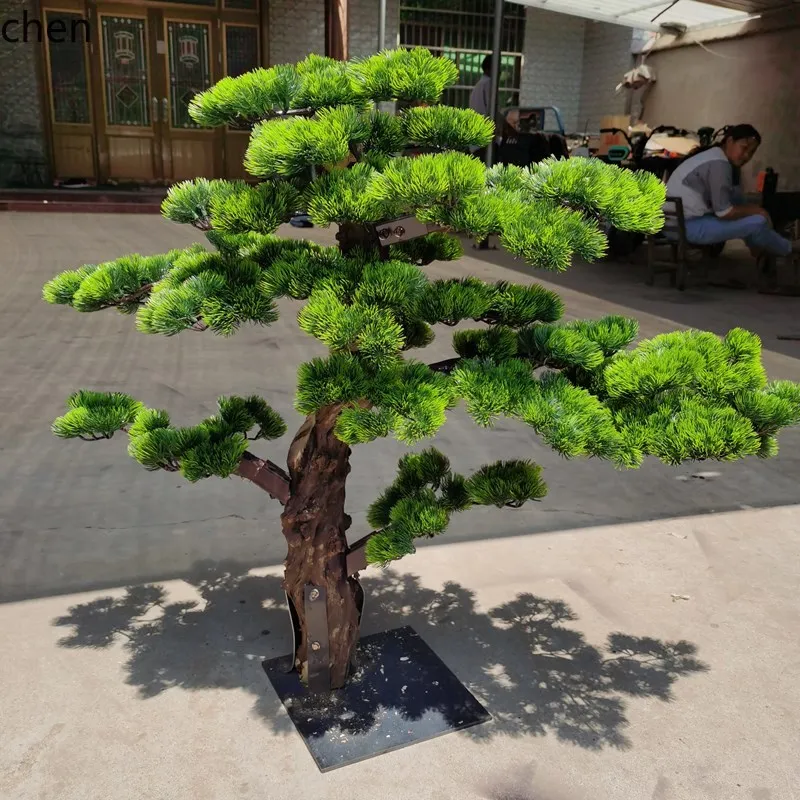 

YXY Artificial Welcoming Pine Tree Mall Interior Decoration Model Welcoming Pine Tree Landscape Ornament