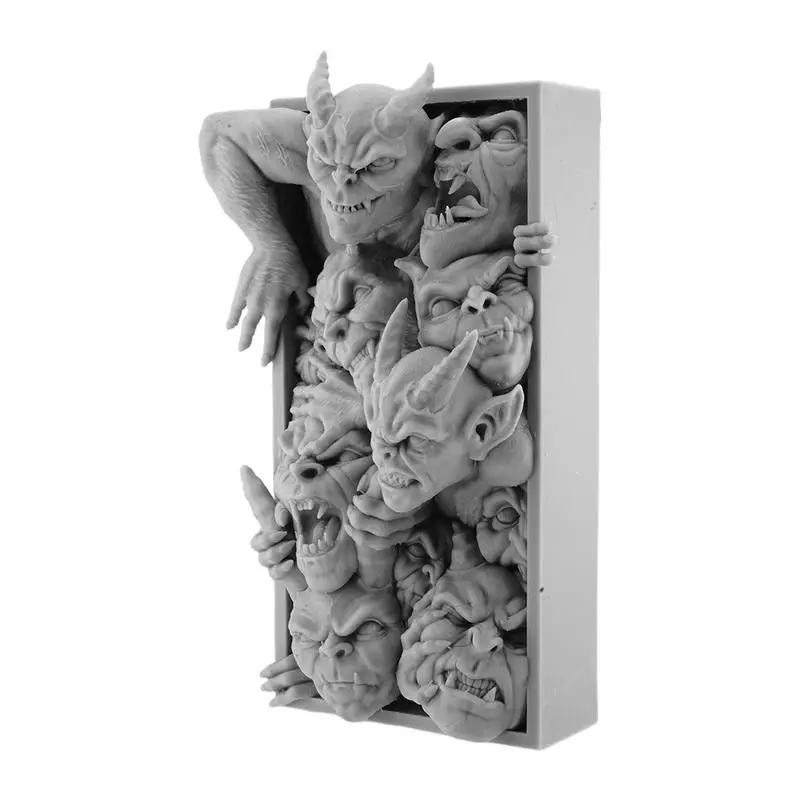 Demon Book Stopper Decorations Handmade Devil Decor Demon Gothic Decor Decorative Bookend Statues For Home Offices Living Room