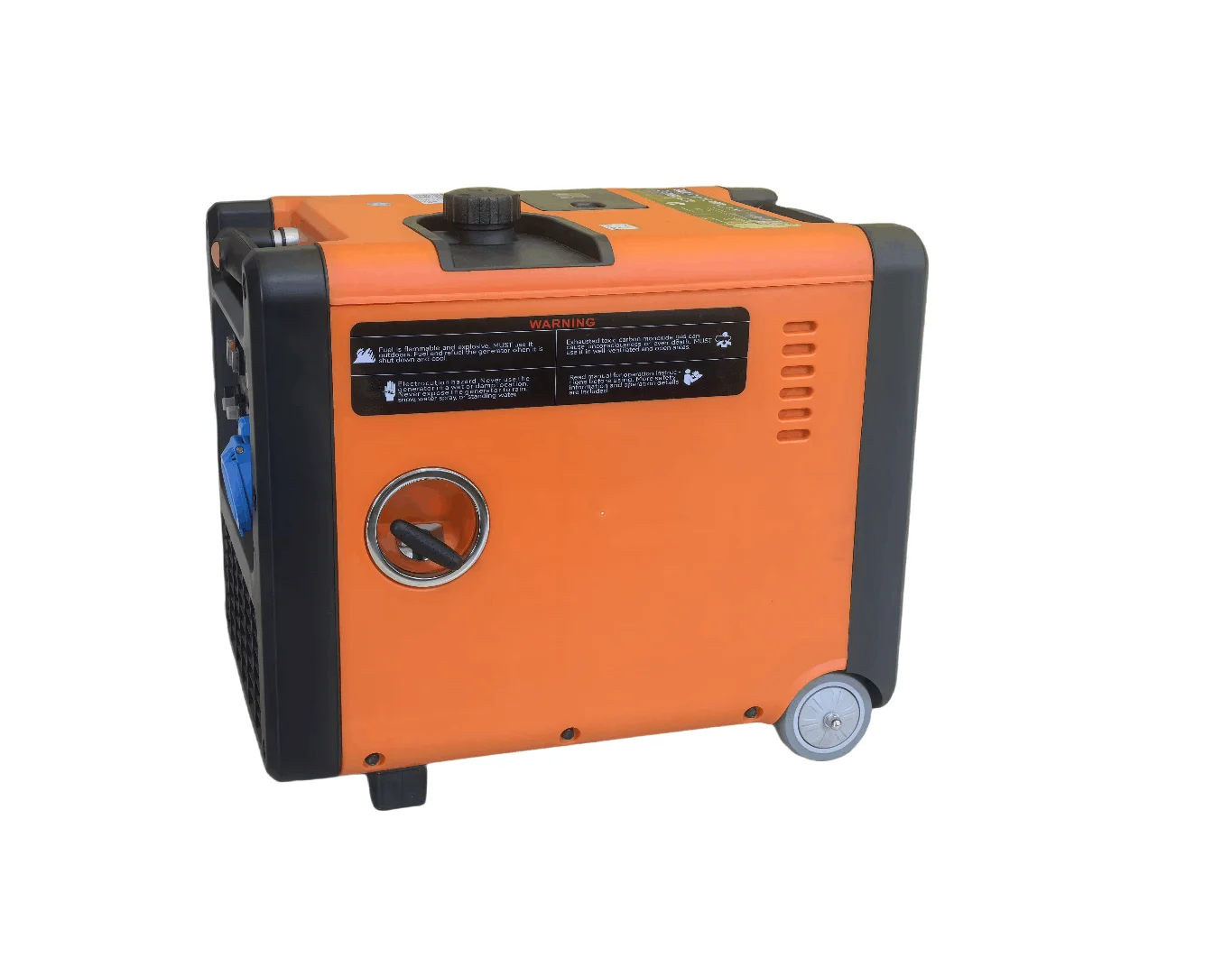 YHS Hot Sale 220V 6.5-8kW 4-Stroke Remote Start Silent Petrol Inverter Generator Portable Backup Power