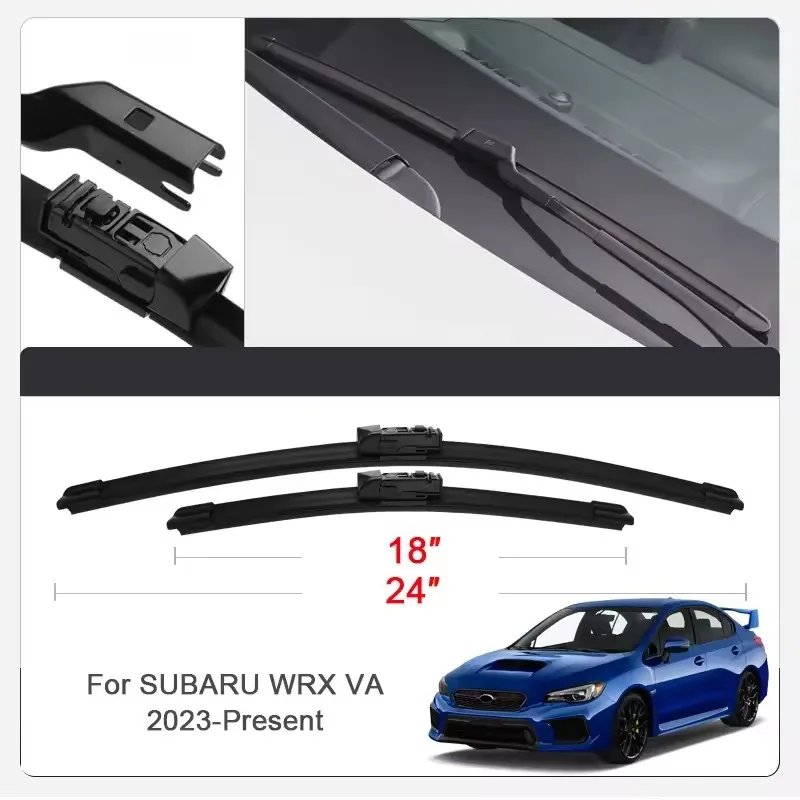 

2PCS Car Wiper Blades for SUBARU WRX 23-26 Front Windscreen Windshield Double Rubber Car Accessories ﻿