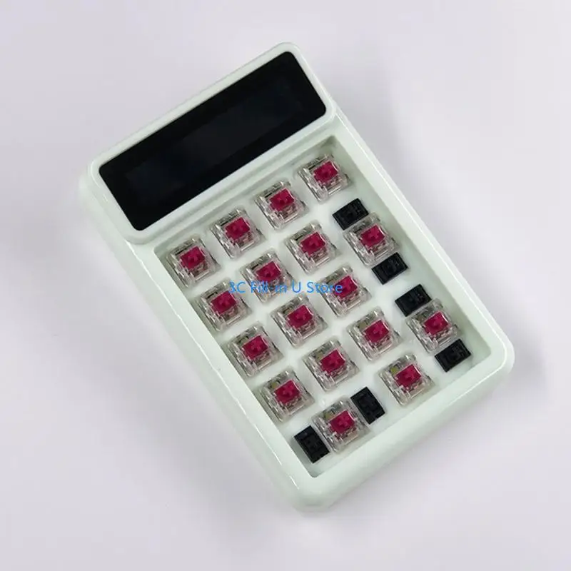 

G8TA Ergonomic Numeric Keypad with Auto Sleep 17Keys Mechanical Keyboard Hot Swap