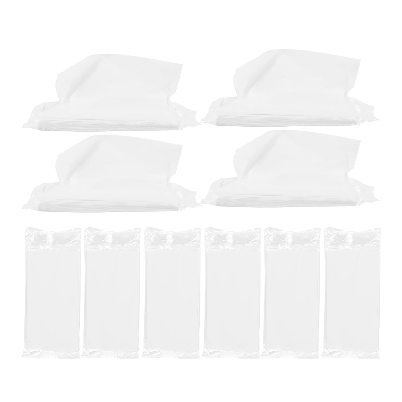 10 Packs Car Tissue Napkins Necessities Facial Holder Refill Tissues Bulk Refills for Visor