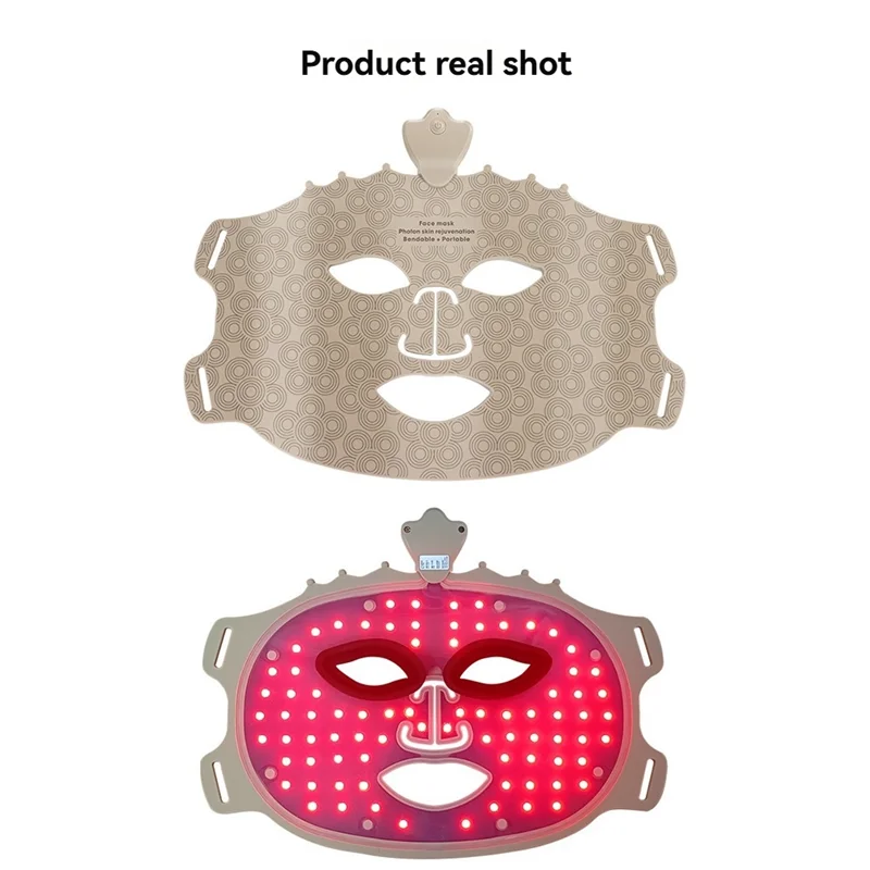 A17F-Facial Mask Rejuvenation Instrument Anti-Aging Electric Mask LED Photonic Silicone Mask Advanced Photon Mask