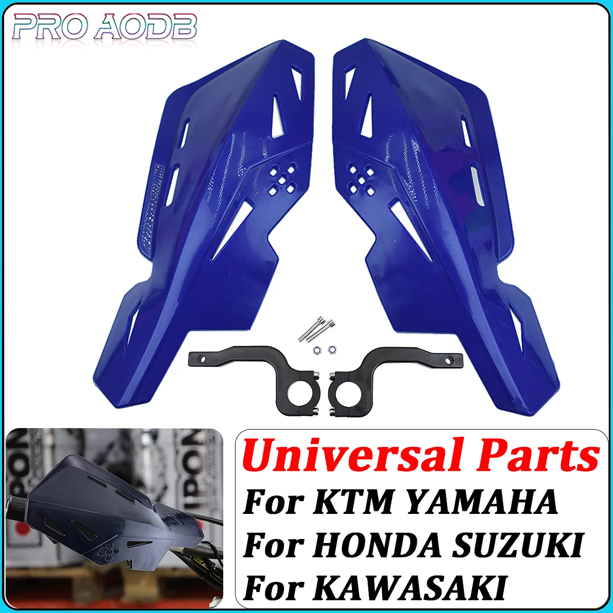 

Motorcycle Hand Guard Handguard Windproof 7/8" 22mm Universal Protector For Honda CRF Yamaha YZF Kawasaki KLX Suzuki KTM EXC SX