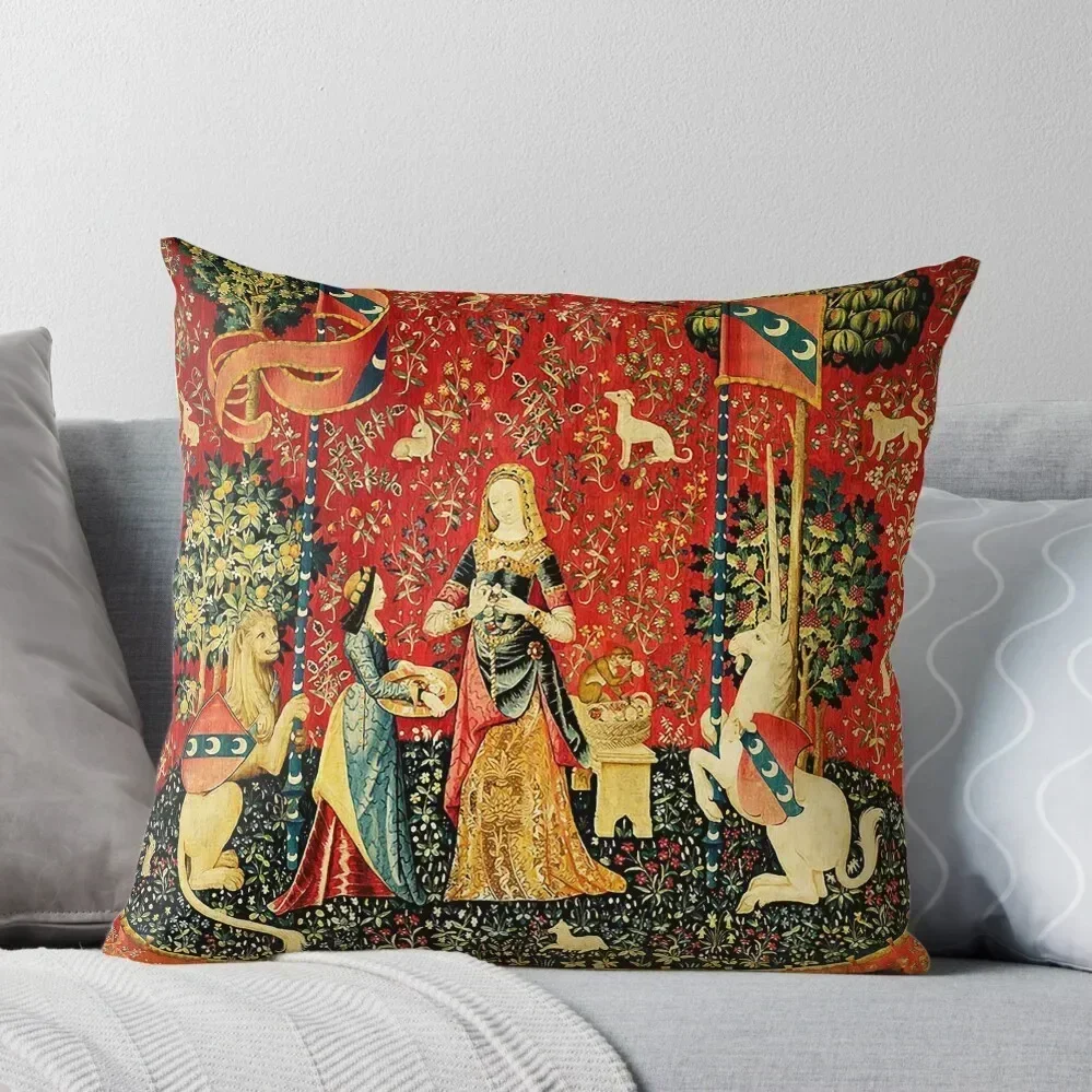 السيدة والوحيد القرن: وسادة رمي Mon Seul Désir وسائد سرير السنة الجديدة وسادة تزيين الخريف #1