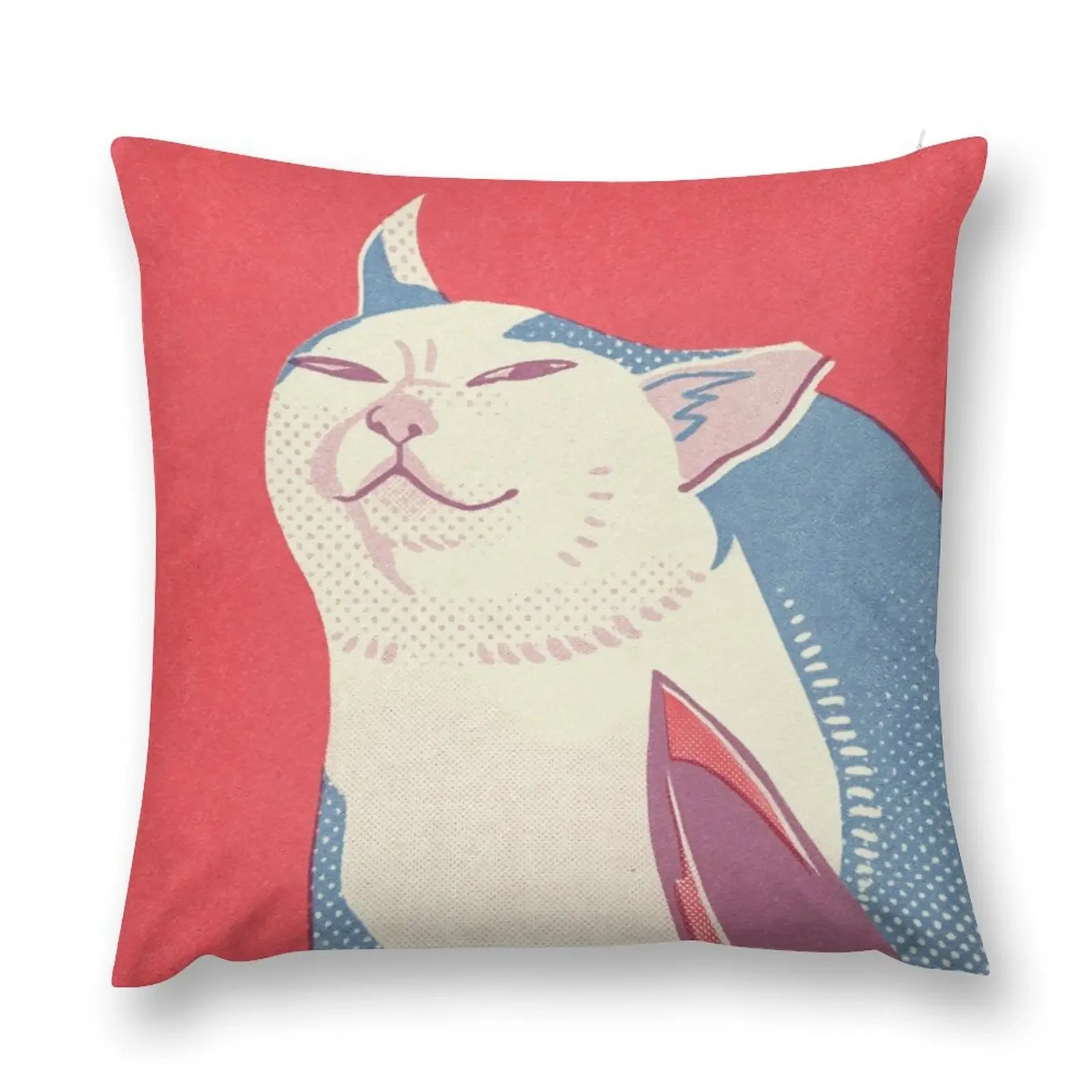 Knife Cat Throw Pillow Pillow Cases Elastic Cover For Sofa Pillowcase Cushion pillow cover luxury