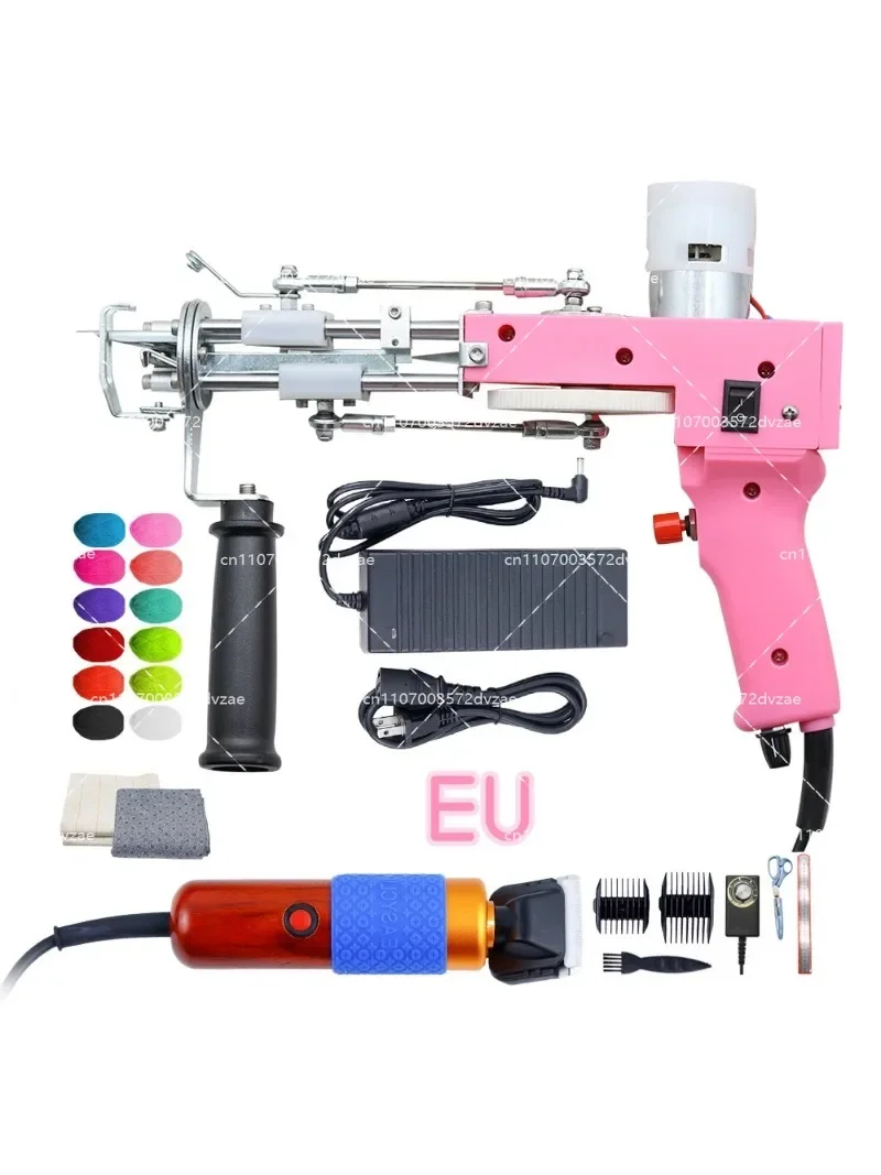 2-in-1 Rug Tufting Gun And Carpet Trimmer Kit - Tufting Shears Included for DIY Rug Making