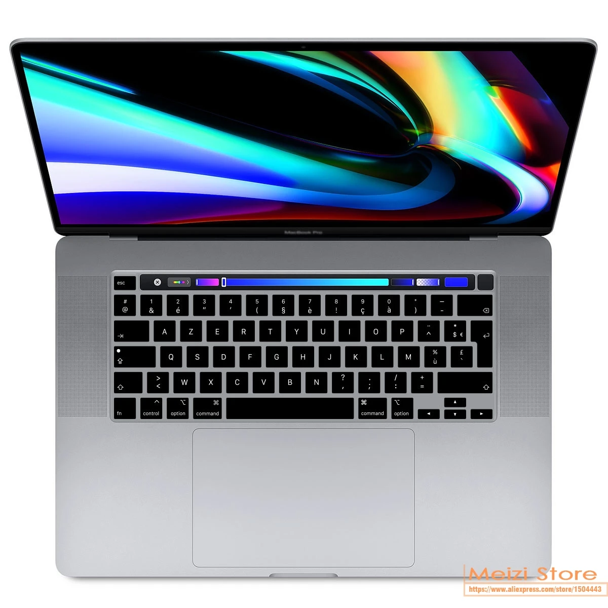 

AZERTY Keyboard Cover Skin French Protector for MacBook Pro M1 13 inch 2020 A2289 A2251 A2338 2021 for MacBook Pro 16" A2141