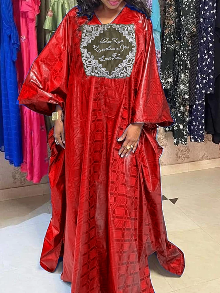 African Ankara Women Party Clothing Bazin Riche Long Dresses Top Quality Turkey Clothing 2023 Original Bazin Riche Dashiki Robe