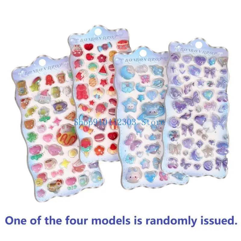 L4MD الكرتون تنقش ملصق PVC لمجلة الحرفية مخطط ألبوم صور سكرابوكينغ الاطفال ملصق تحفيزي لمكافأة #6