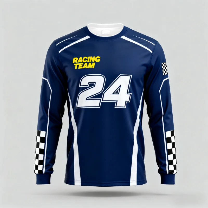 

Мужские рубашки гоночной команды с 3D-принтом и длинными рукавами с цифрами и клетчатыми узорами для любителей мотоциклов, быстросохнущие