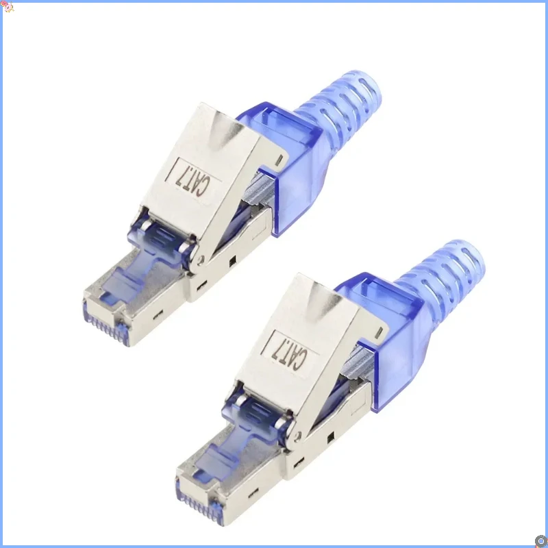 مكافحة التدخل أداة خالية محمية RJ45 Cat 7/Cat6A إنهاء المكونات Cat7 التوصيل/Cat7 موصل وحدات 23/24AWG ميجا بت