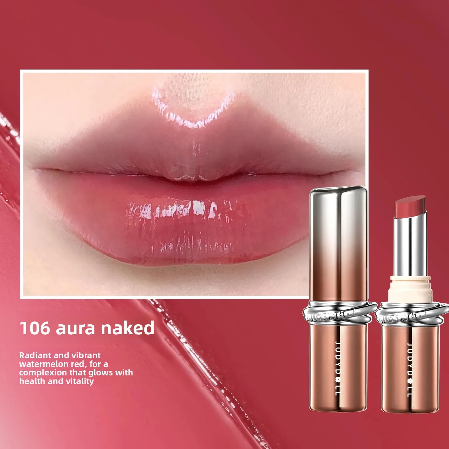 Judydoll Essence Lipstick Mirror Lip Glaze Blote kleur lippenbalsem Merk Lip Tint Sticks Make-up voor vrouwen